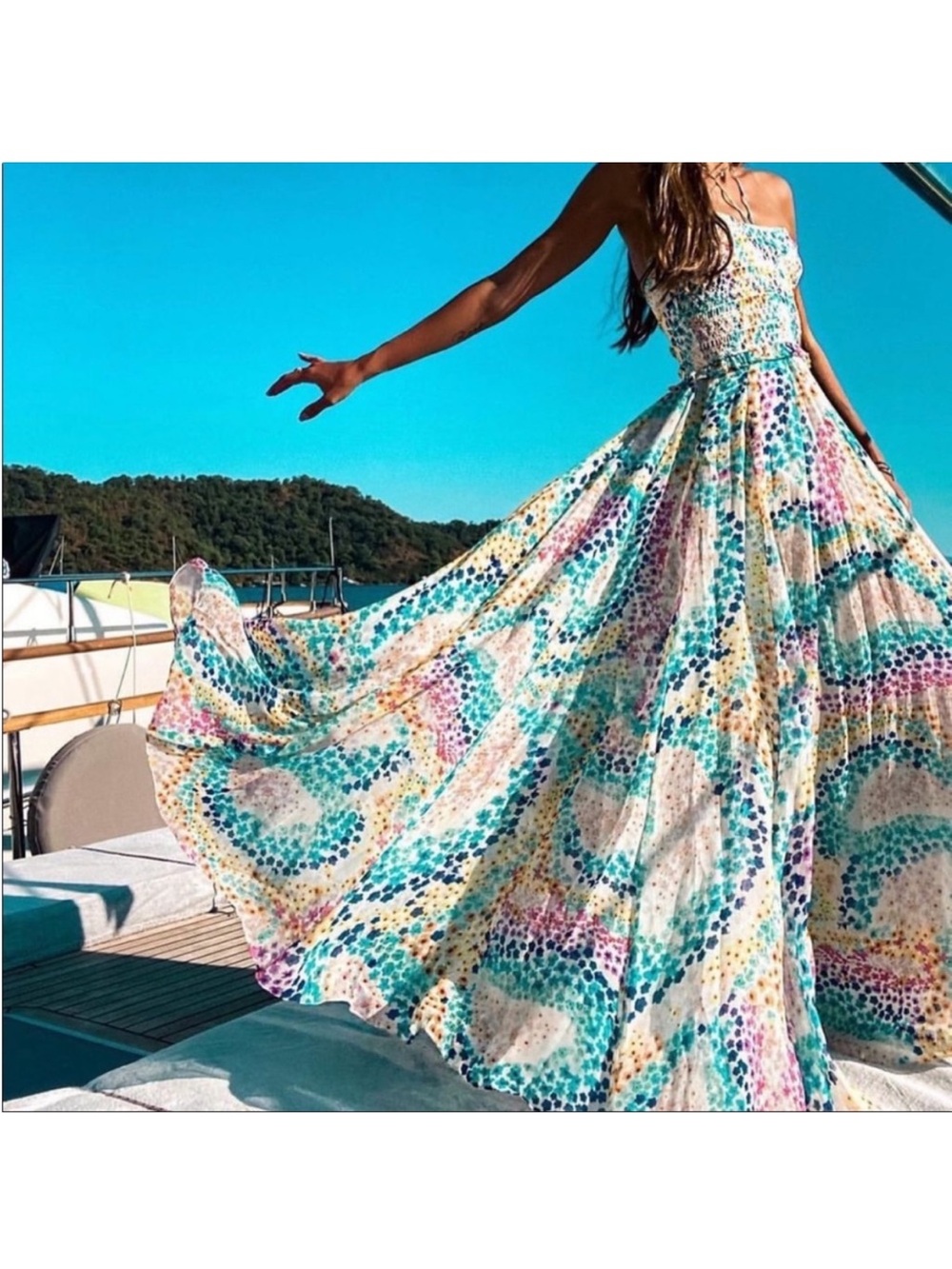 Rococo Sand Okimi Tiered Maxi Dress size medium video